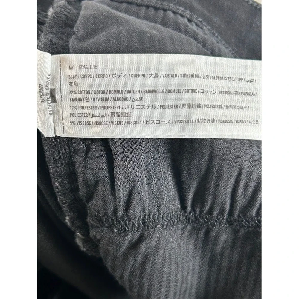 Hollister Curvy‎ High Rise Super Skinny Distressed Black Jeans 18R W34R